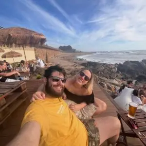 Petiscos à beira mar