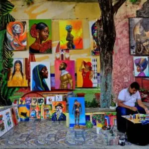 Arte de rua de Cartagena para enfeitar a casa